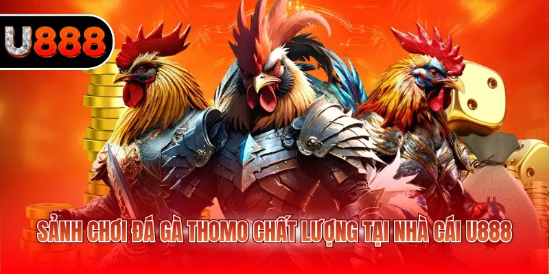 Sảnh chơi đá gà Thomo chất lượng tại nhà cái U888